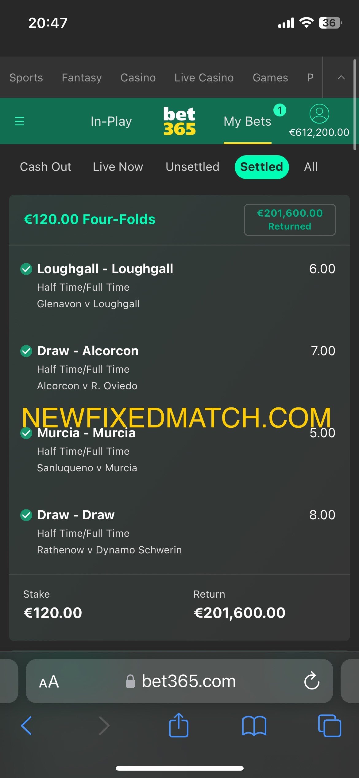 Today Fixed Matches
