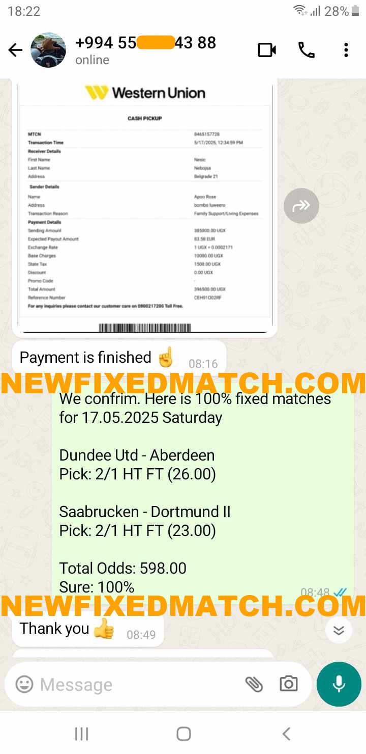 Fixed Matches