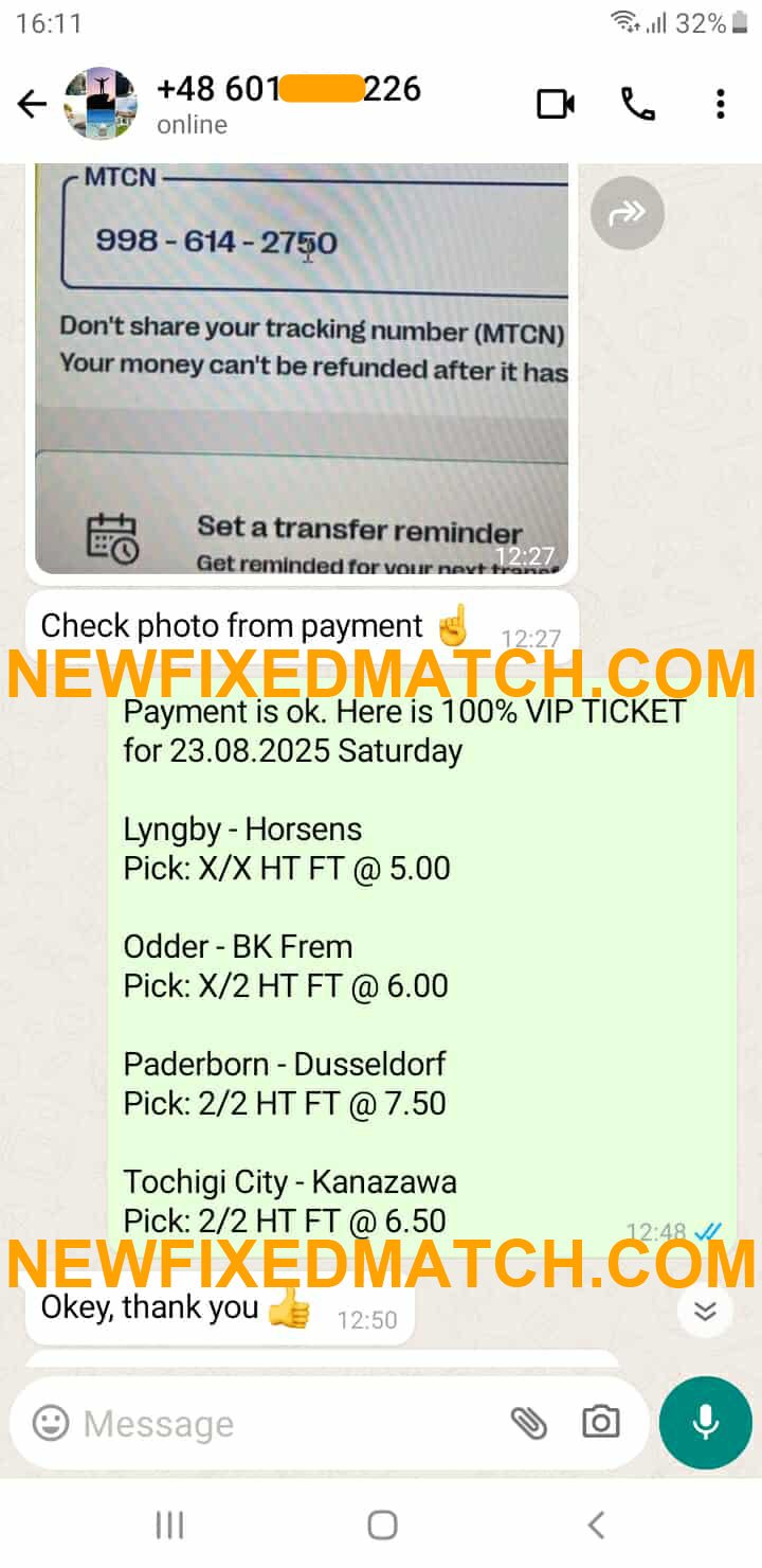 Correct Score Fixed Odds