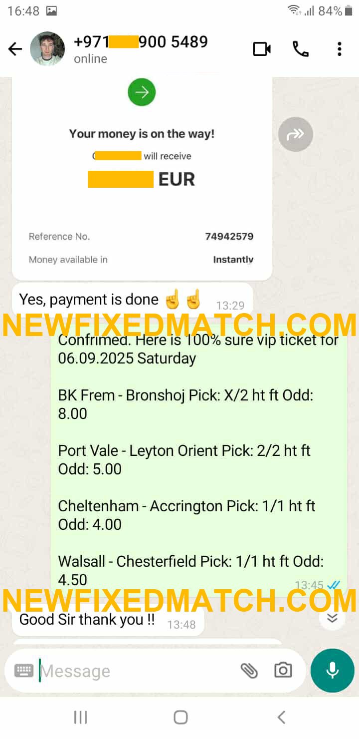 Correct Fixed Match