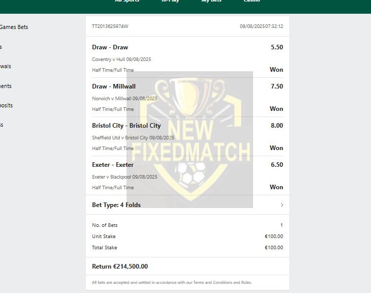 Correct Fixed Match