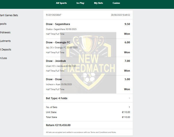 Fixed Match 100% Sure
